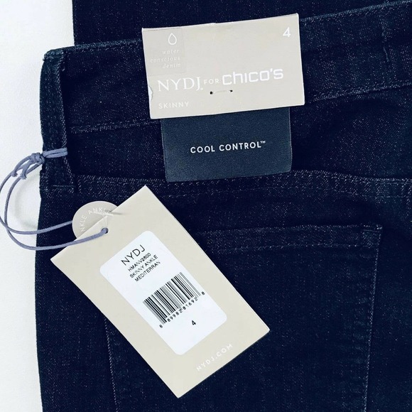 NYDJ Chico's 4 Blue Jean Skinny Lift X Tuck - Picture 6 of 6